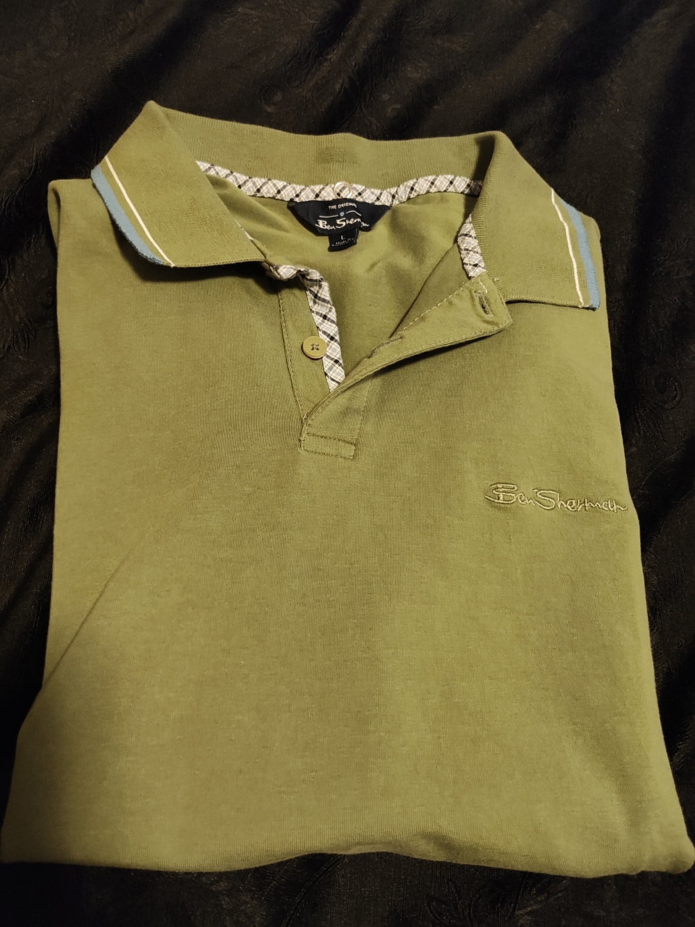 Ben Sherman Olive Green Polo Shirt